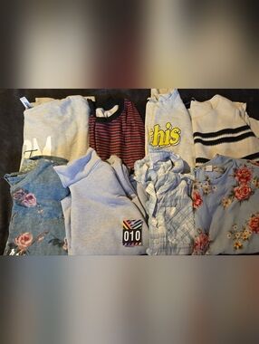 Lot/Bundle of 8 Womens Tops (L)